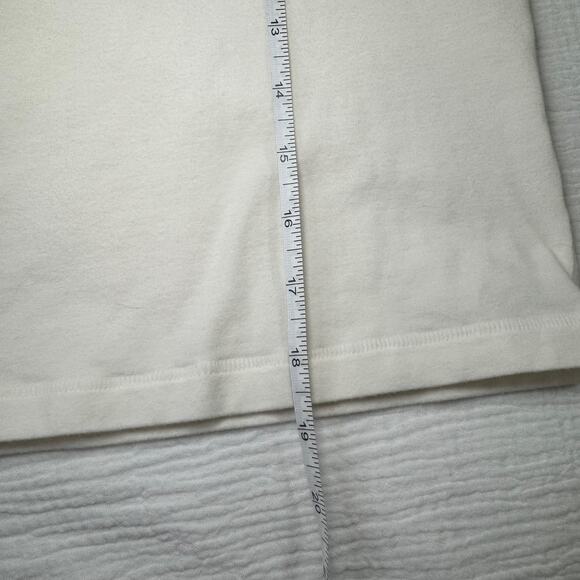 Skims Mock Neck Stretch Tank Top Cream Women’s 4XL Clean Girl Minimalist Plus - Picture 10 of 10